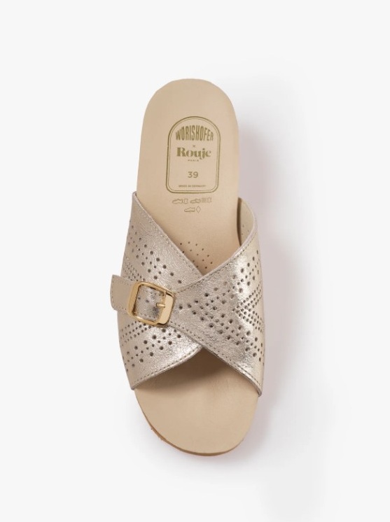 Sandales 251 Mule – Mordorée (collaboration ROUJE) - Image 3