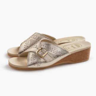 Sandales 251 Mule – Mordorée (collaboration ROUJE)