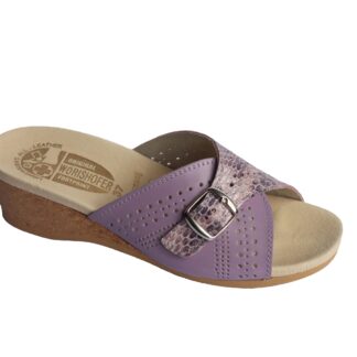 Sandales 251 Mule – Lila serpent